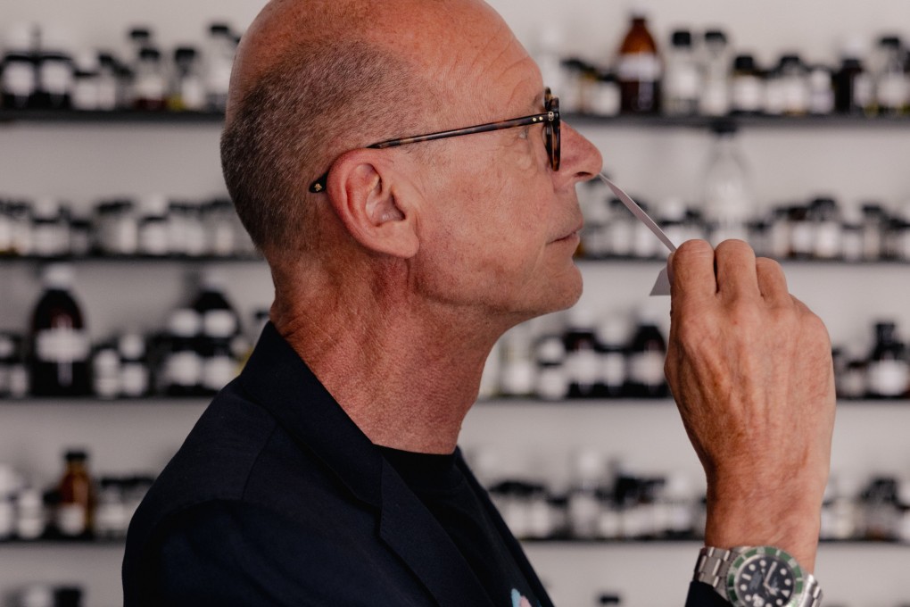 Perfumer Mark Buxton says putting on his favourite fragrance “gives me a smile on my face and energy”. Perfume makers like him believe certain smells can affect the body and mind, improve mood and prompt relaxation. Photo: Mark Buxton