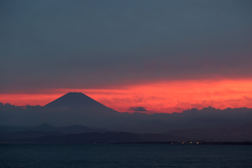 Mount Fuji seen from Enoshima island, in Fujisawa, south of Tokyo, Japan. Photo: Reuters