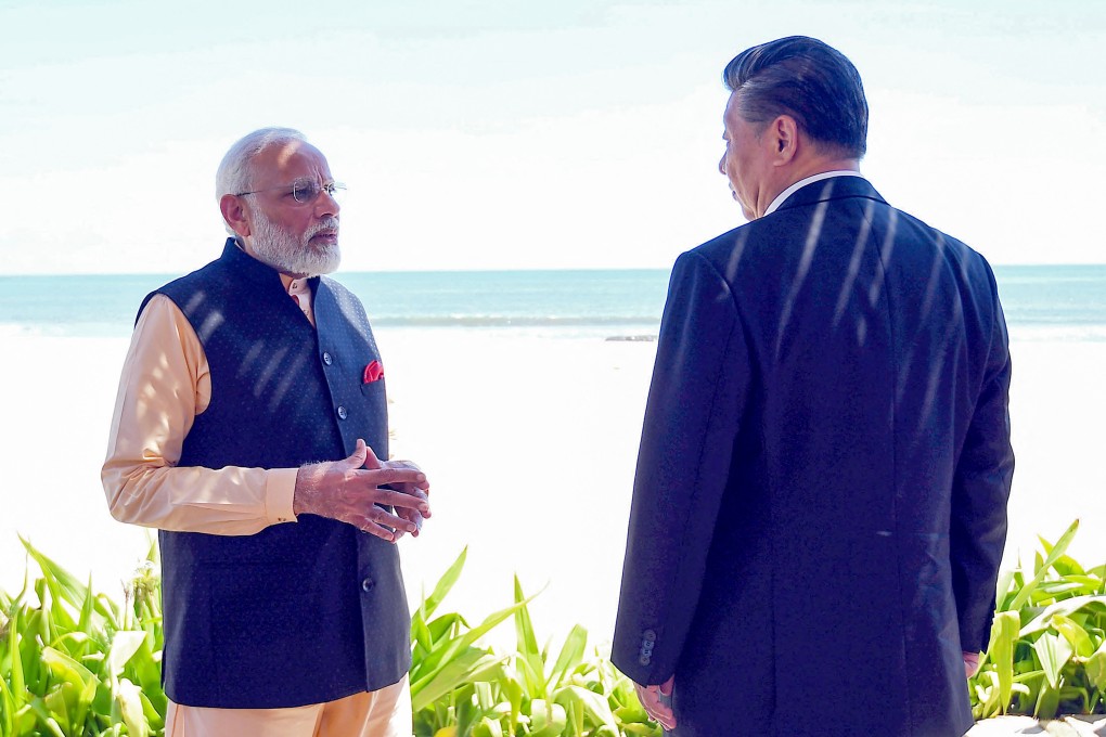 Indian Prime Minister Narendra Modi and Chinese President Xi Jinping in Mahabalipuram, Tamil Nadu, on October 12, 2019. Sino-Indian differences are being purposely exacerbated by inducing India to join so-called Indo-Pacific initiatives created to counter Asia-Pacific cooperation. Photo: India’s Press Information Bureau / AFP