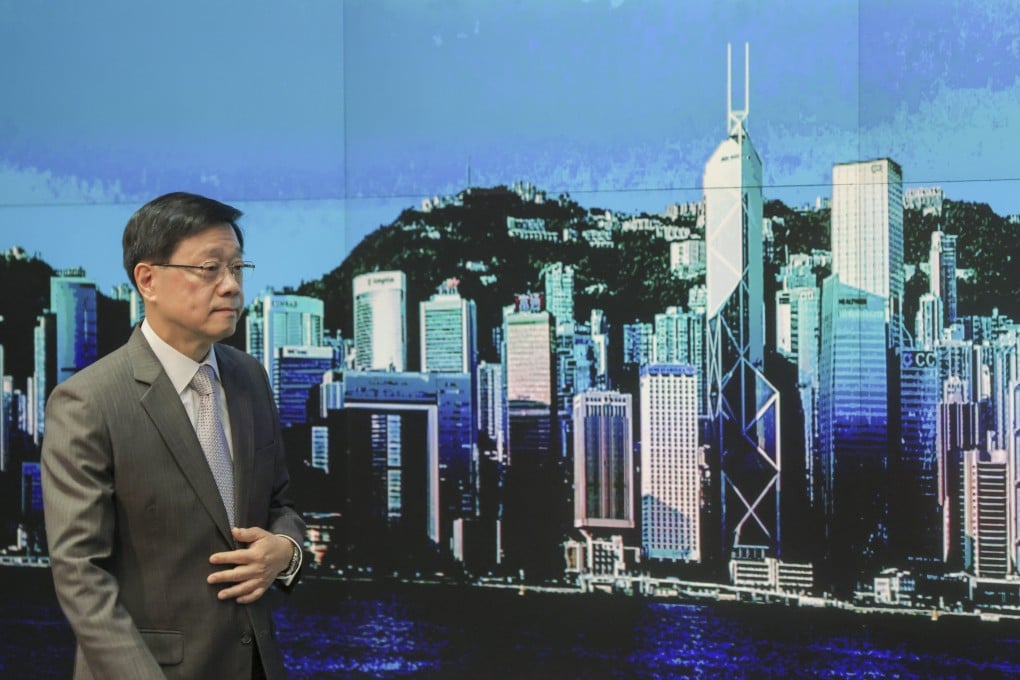 Hong Kong Chief Executive John Lee Ka-chiu, at Central Government Offices at Admiralty. Photo: Jelly Tse