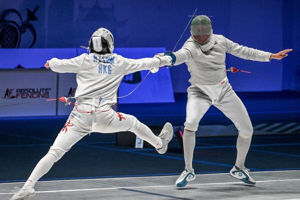 The Hong Kong men’s sabre team has doubled its daily training hours in the weeks leading up to the Asian Games. Photo: Handout