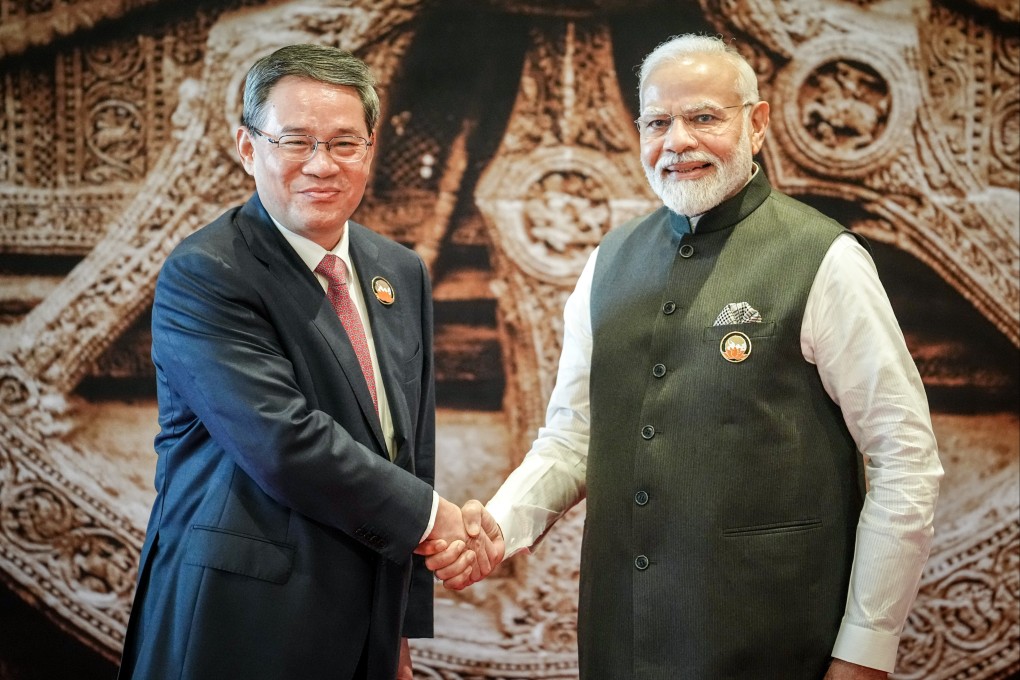Indian Prime Minister Narendra Modi receives Chinese Premier Li Qiang ahead of the G20 summit. Photo: dpa