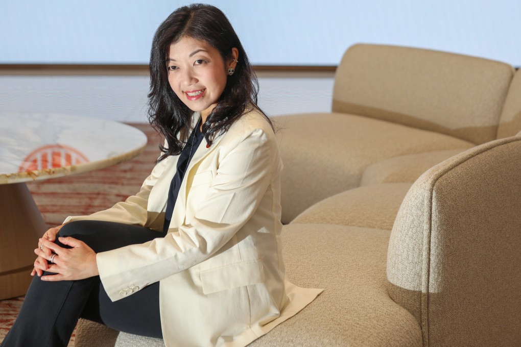 Wendy Yuen, deputy head of personal and business banking group for China at Citic Bank International, pictured at a press conference in Quarry Bay on September 6, 2023. Photo: Xiaomei Chen