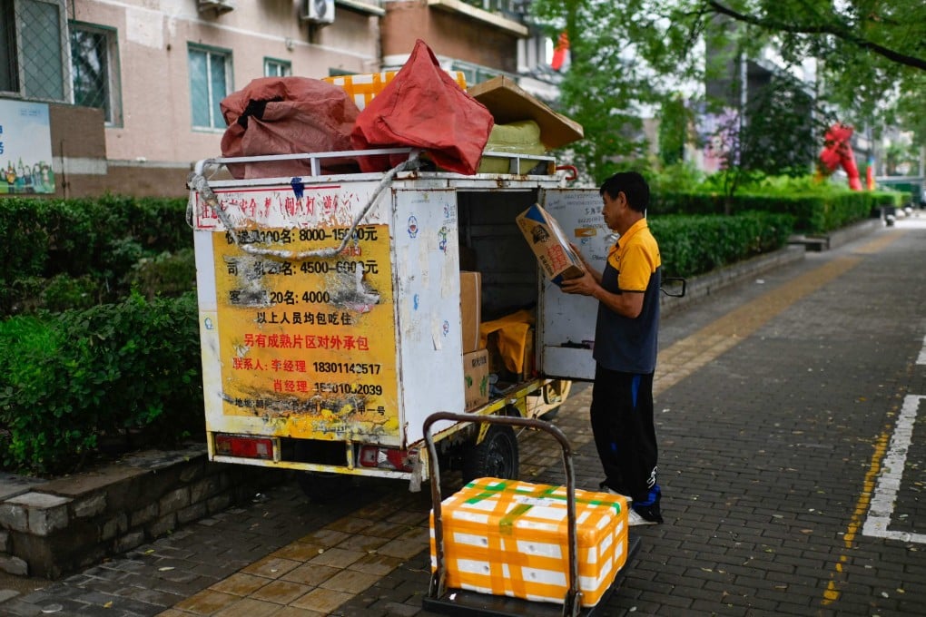China’s exports fell by 8.8 per cent in August compared with a year earlier. Photo: AFP