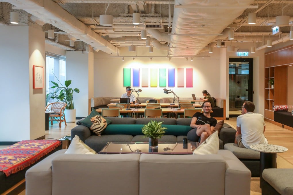 A WeWork location in Causeway Bay, Hong Kong, pictured in June 2023. Photo: Xiaomei Chen