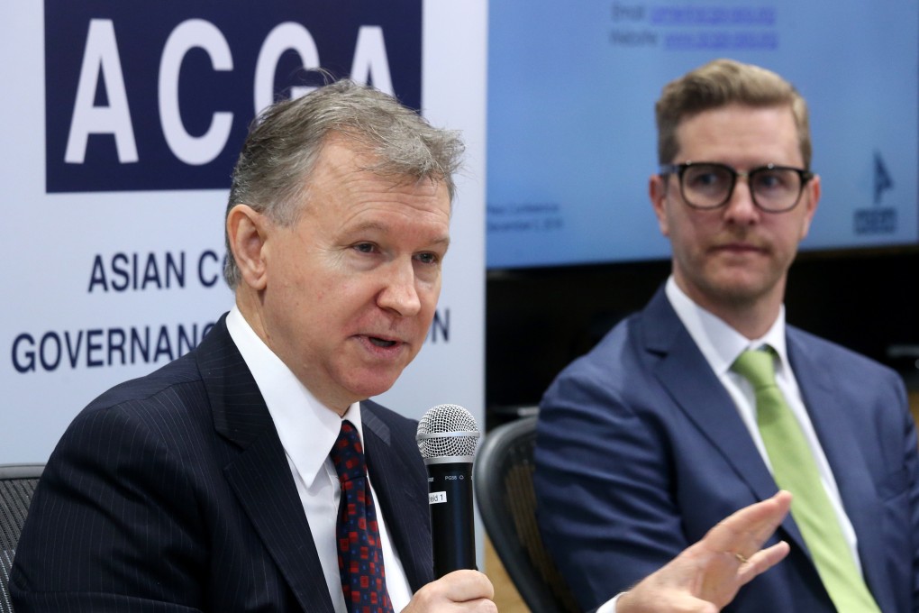 Jamie Allen, Secretary General, Asian Corporate Governance Association (ACGA). Photo: David Wong