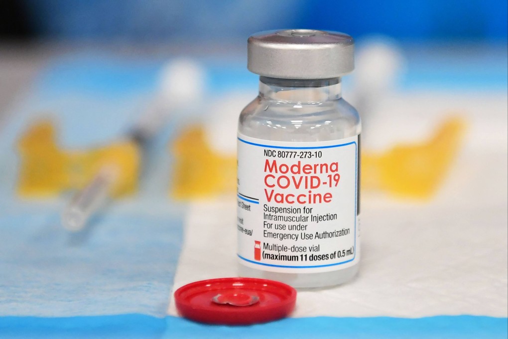 The Moderna Covid-19 vaccine. The US on Monday approved updated Covid-19 vaccines. Photo: AFP