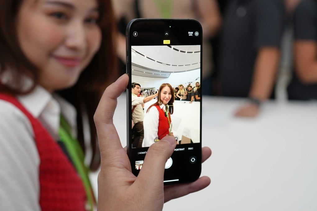 The Apple iPhone 15 Pro Max (pictured) will draw power users with its new 5X zoom camera. The top-of-the-line model, and other iPhone 15s, come with Apple’s newest operating system, IOS 17, and, in a big change, USB-C charging ports instead of Lightning. Photo: Ben Sin