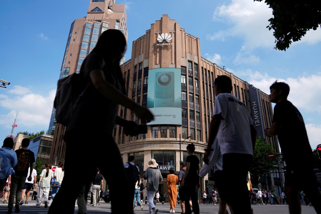 Huawei has been riding a wave of patriotic fervour since the release of its 5G-capable Mate 60 Pro. Photo: Reuters