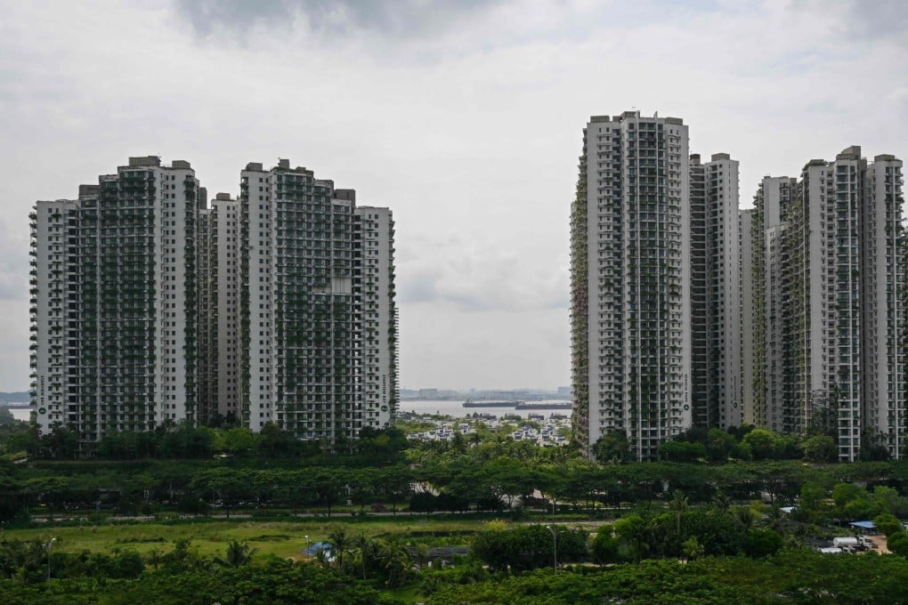 Condominiums at Forest City. Country Garden, China’s largest private developer, launched the project in 2016 as one of the flagships of President Xi Jinping’s ambitious Belt and Road Initiative. Photo: AFP
