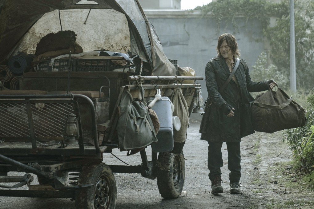 Norman Reedus in a scene from “The Walking Dead: Daryl Dixon”. The spin-off from the popular “The Walking Dead” series serves up a cinematic trip through France. Photo: AMC via AP