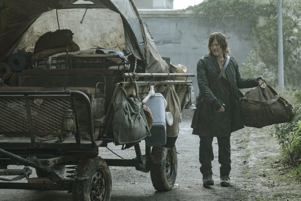 Norman Reedus in a scene from “The Walking Dead: Daryl Dixon”. The spin-off from the popular “The Walking Dead” series serves up a cinematic trip through France. Photo: AMC via AP