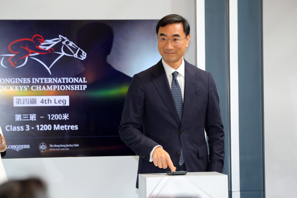 Jockey Club chairman Michael Lee Tze-hau told a conference in Hong Kong the Institute of Philanthropy would become a forum where leaders could exchange ideas. Photo: SCMP / Kenneth Chan.