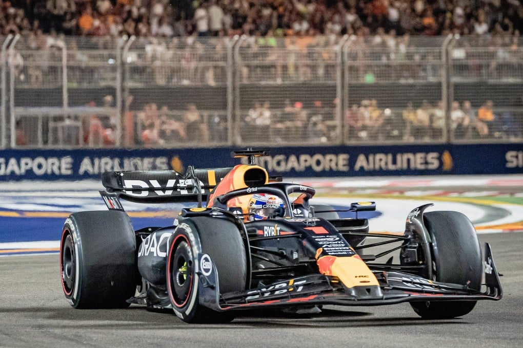 Max Verstappen of Red Bull in action during the Singapore Formula One Grand Prix. Photo: EPA-EFE
