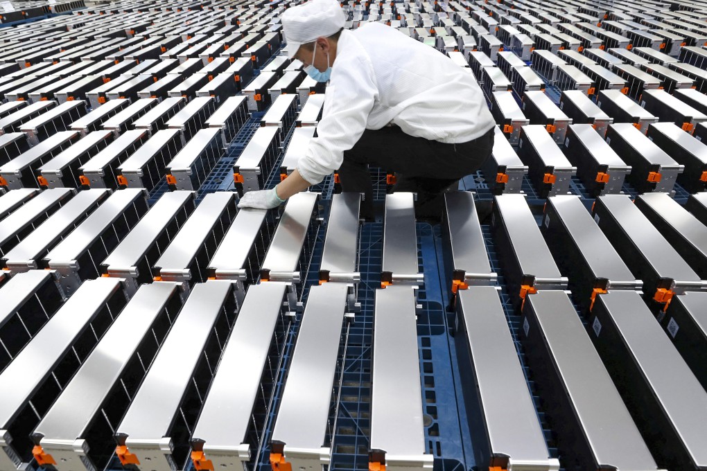 The Chinese research team said all of its innovations for the breakthrough battery were based on the capabilities of a mainstream EV production line. Photo: AFP