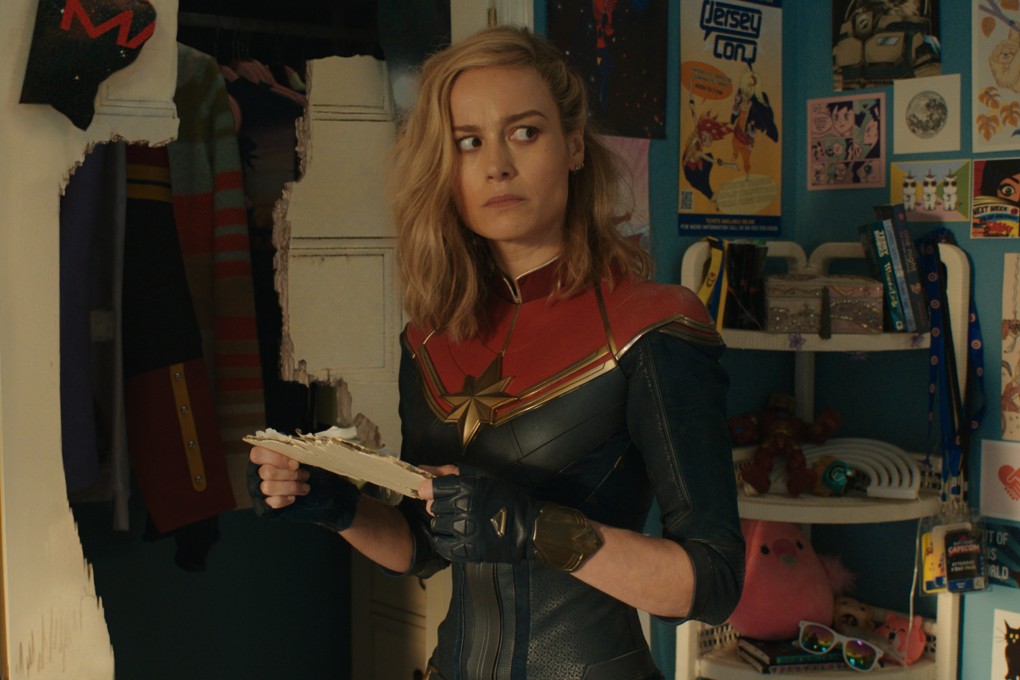 Brie Larson as Captain Marvel/Carol Danvers in a still from “The Marvels”, one of 12 blockbuster Hollywood movies that are coming out in autumn 2023 despite the ongoing Hollywood strikes. Photo: Marvel Studios