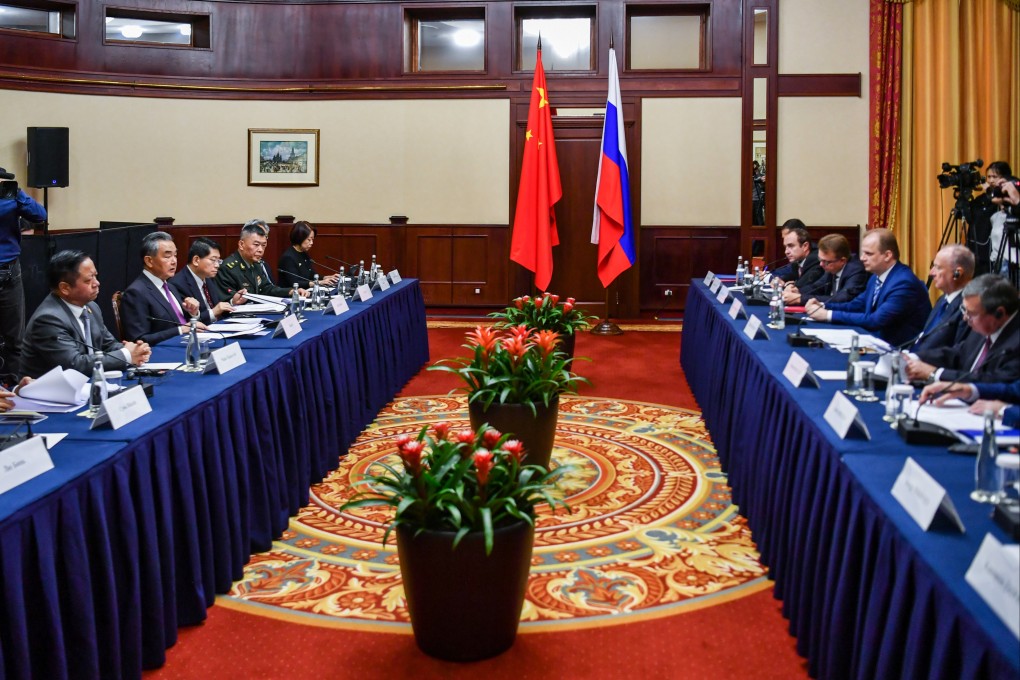 Senior Chinese and Russian officials have met almost every year since 2005 for strategic security consultations. Photo: Xinhua
