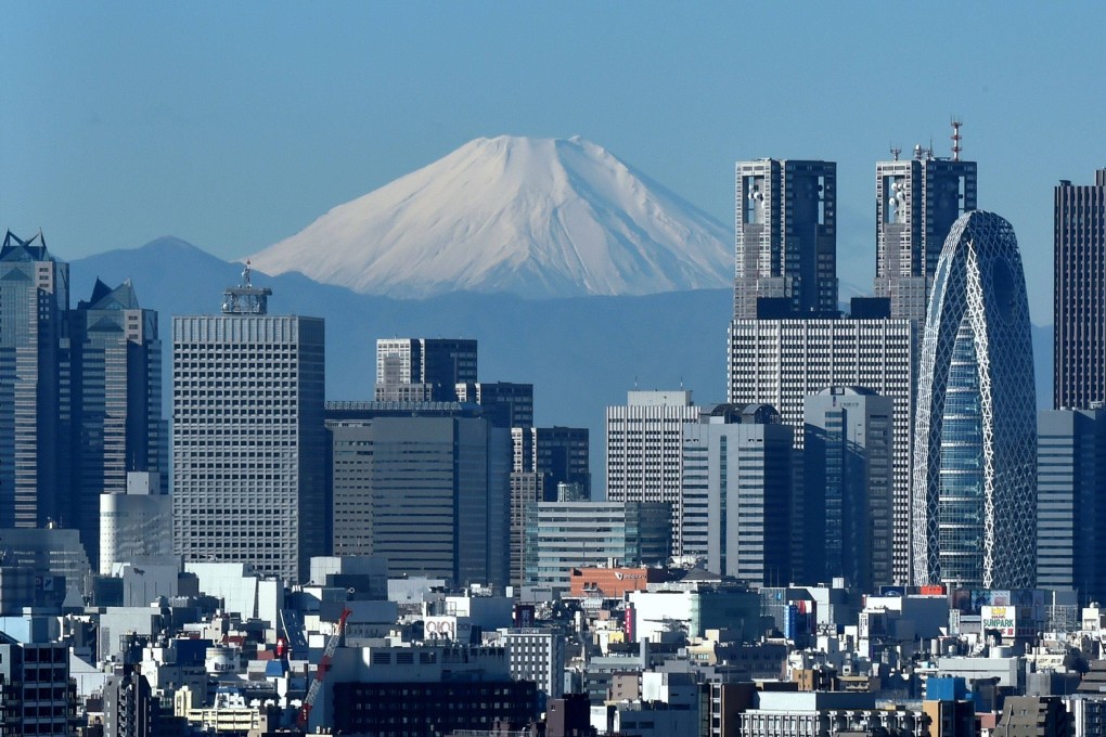 The skyline of the Shinjuku area of Tokyo. File photo: AFP