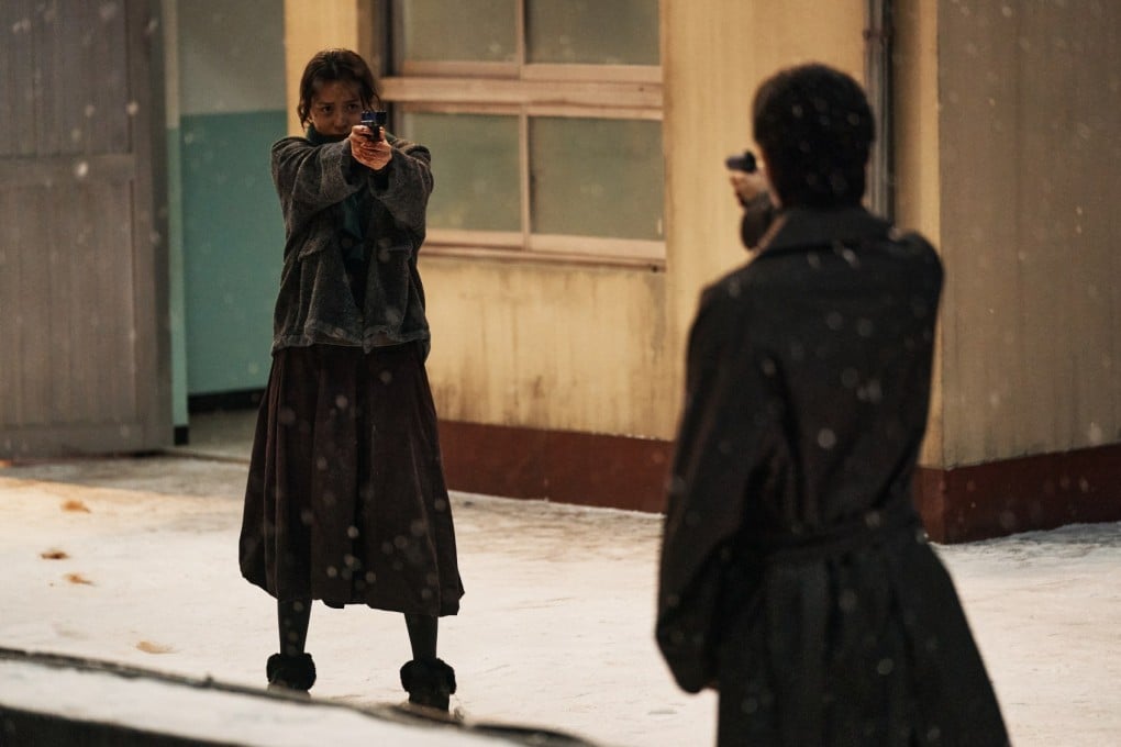 Han Hyo-joo (left) as super-powered parent Lee Mi-hyun in a still from the Disney+ K-drama “Moving”.