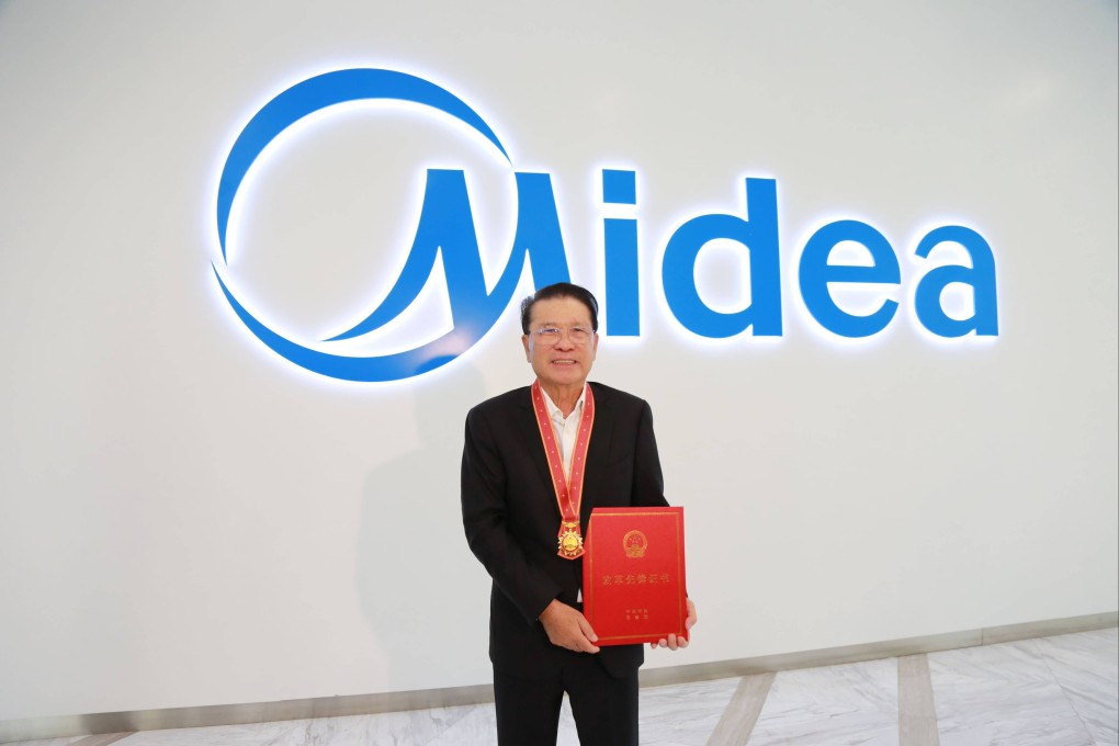 He Xiangjian, the billionaire founder of Midea Group, is eyeing a dual listing in Hong Kong to help fund its global expansion. Photo: itouchtv.cn