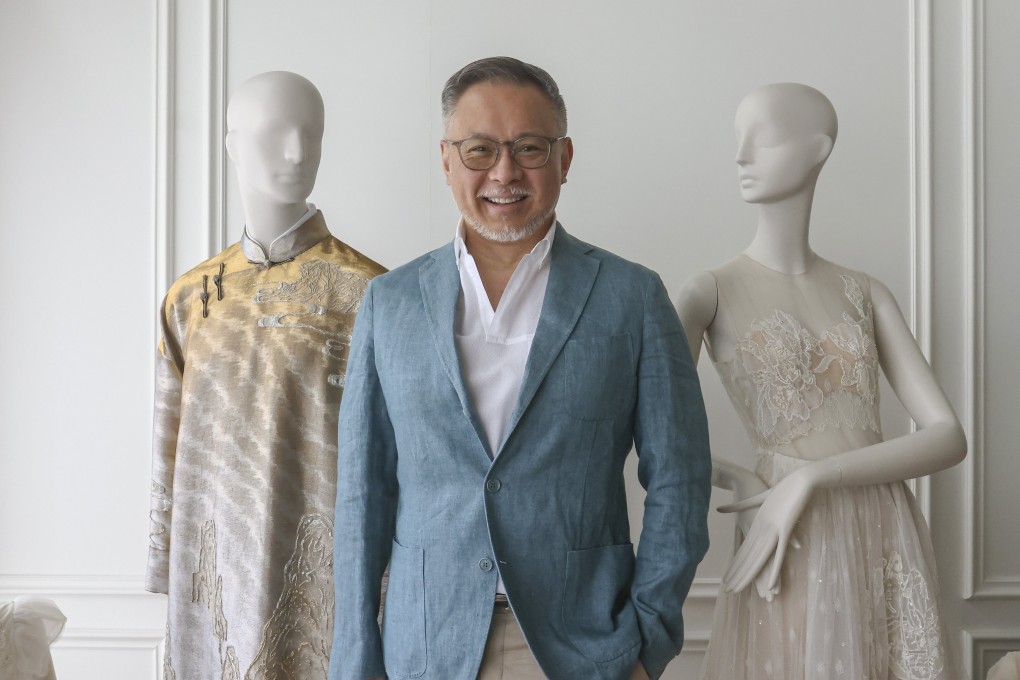 Fashion designer Barney Cheng at his studio in Hong Kong’s Central district.  Photo: Jonathan Wong