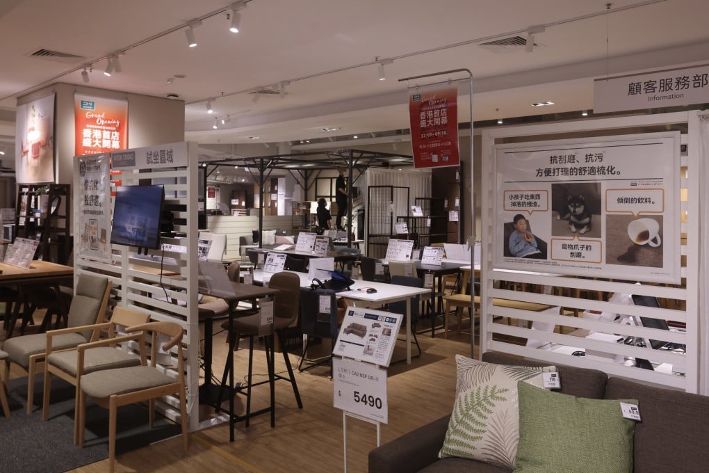 Japanese furniture retailer Nitori has opened a 20,000 sq ft flagship store at MegaBox in Kowloon Bay. Photo: Jonathan Wong
