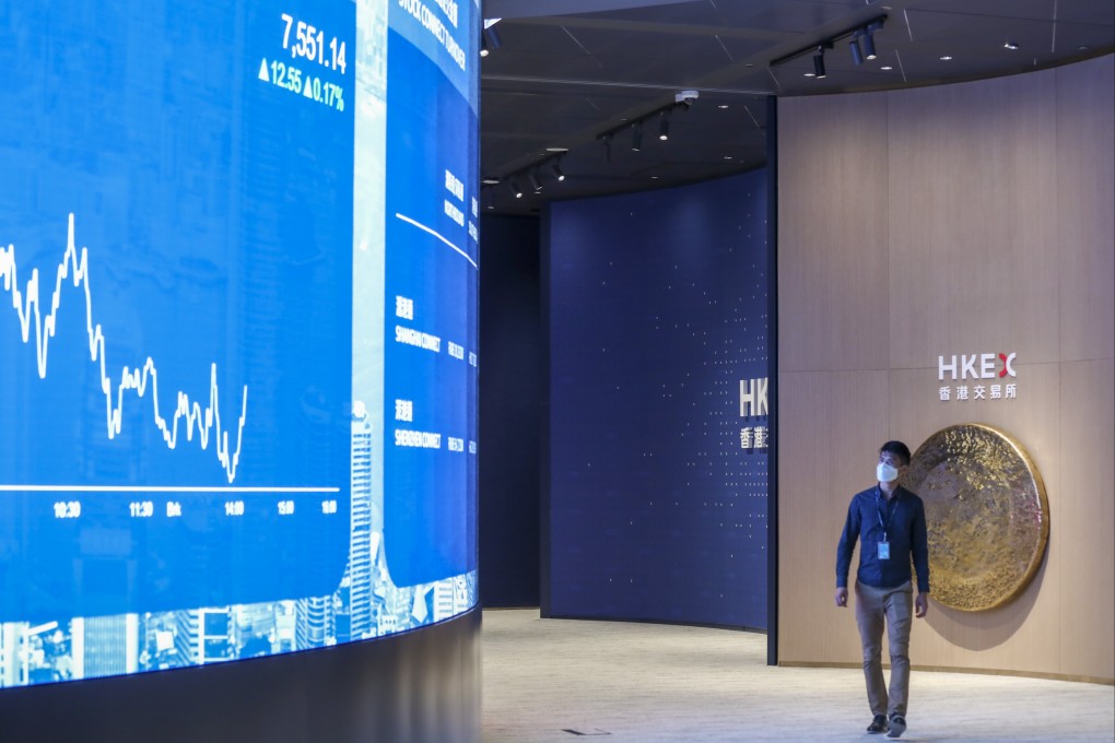 The Connect Hall at HKEX in Central. Photo: Jonathan Wong
