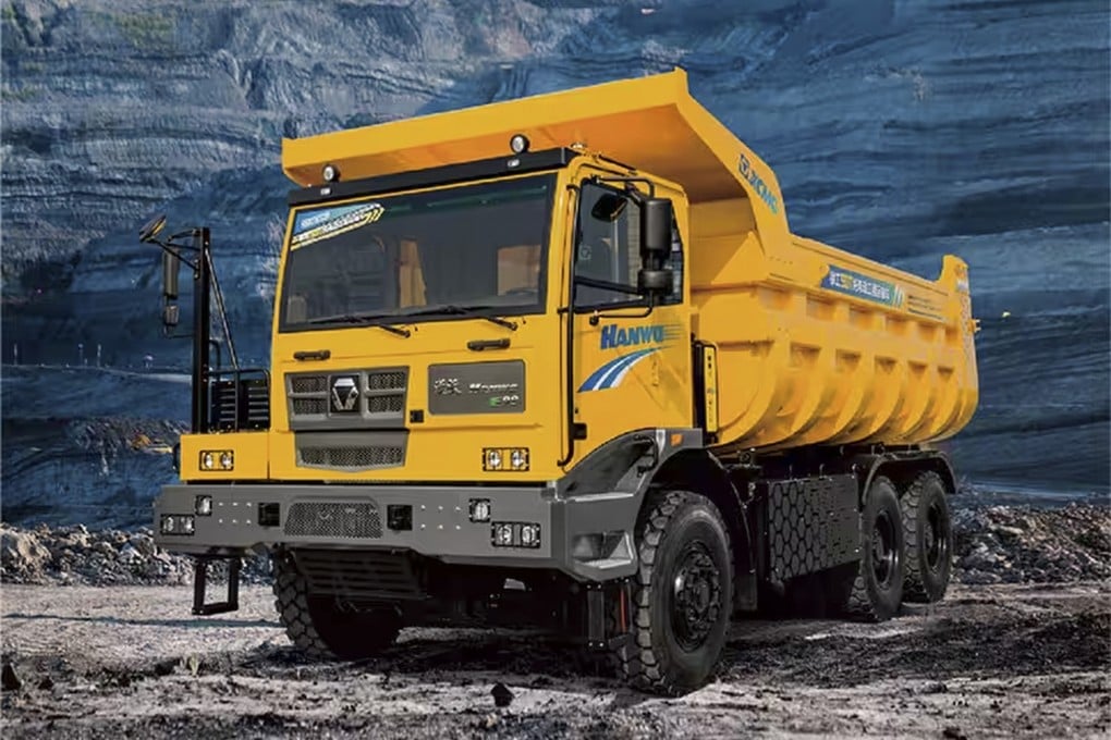 XCMG’s EDF531 is a 90-ton pure-electric dump truck for mining operations. Photo: Handout