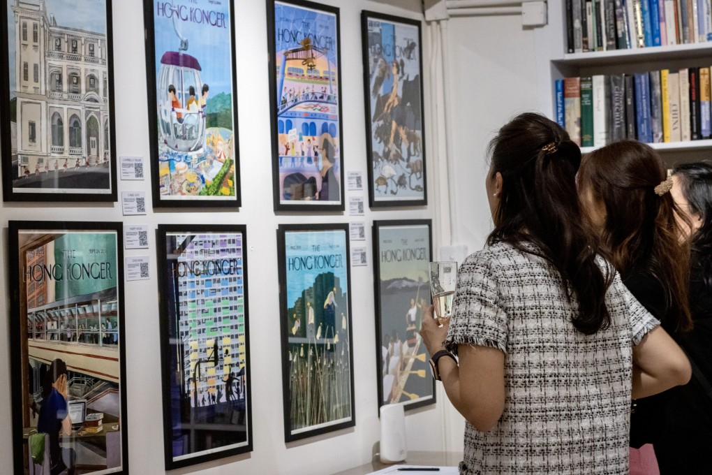 Sophia Hotung taught herself to draw using an app called Procreate. Photo: Ryan Lee