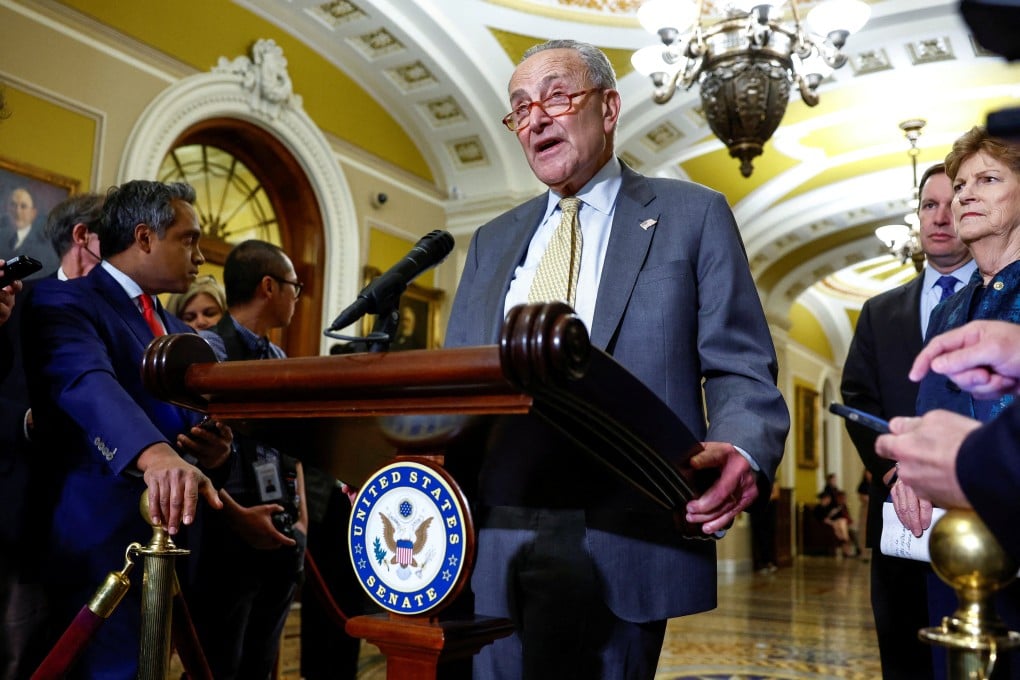 US Senate Majority Leader Charles Schumer, Democrat of New York, is reportedly assembling a bipartisan delegation to visit China in October. Photo: Reuters