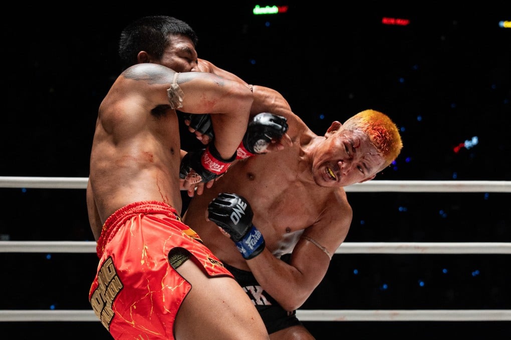 Superlek tangles with Rodtang at ONE Friday Fights 34. Photo: David Picton
