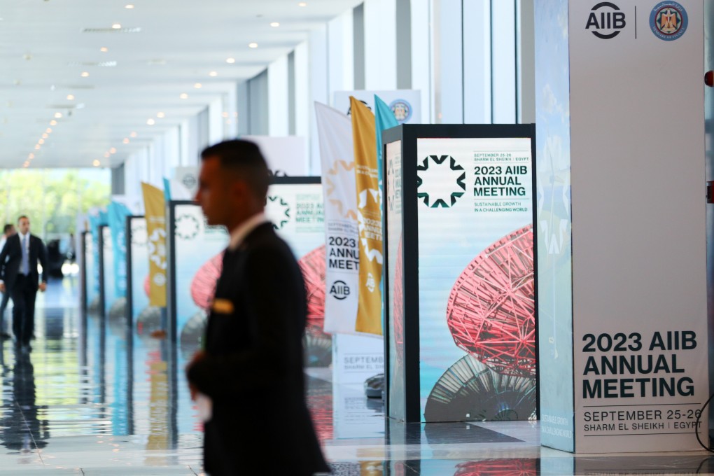 The Asian Infrastructure Investment Bank’s gathering in Egypt was its first in-person annual meeting since the Covid-19 pandemic. Photo: Xinhua