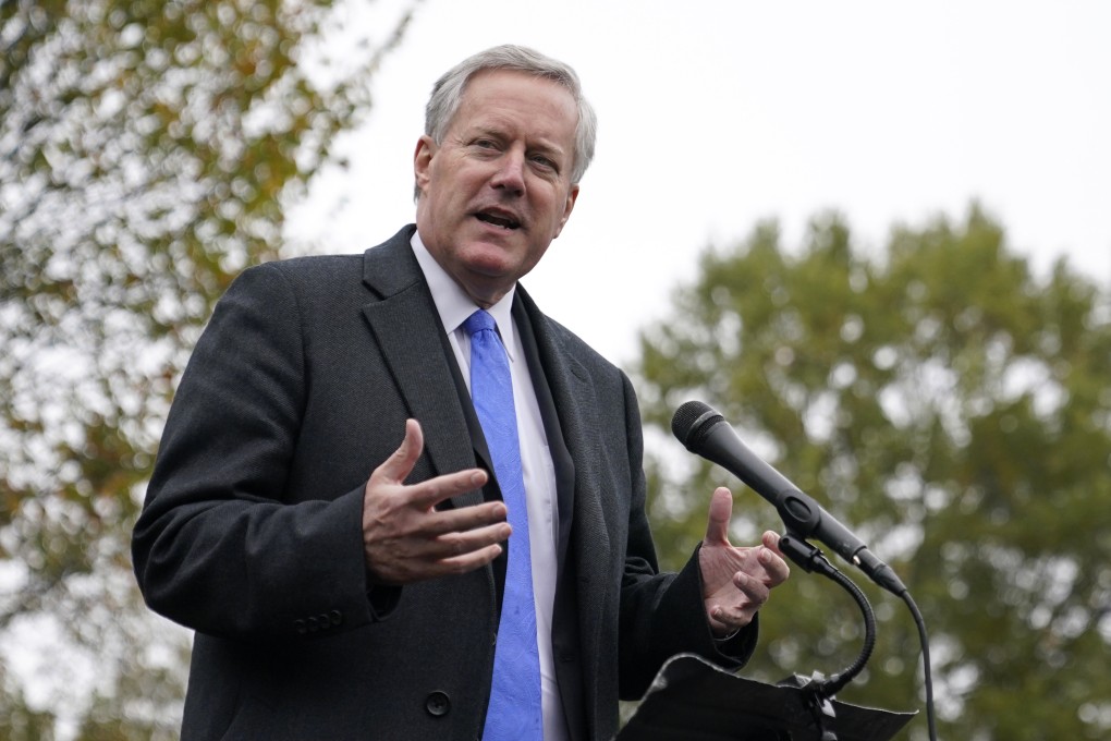 Former White House chief of staff Mark Meadows. Photo: AP