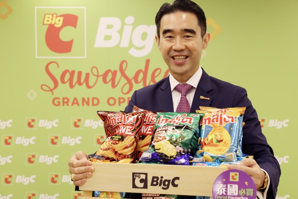 Aswin Techajareonvikul, Big C Retail’s CEO and president, at the Thai supermarket chain operator’s flagship store in Tsim Sha Tsui on Tuesday. Photo: Yik Yeung-man