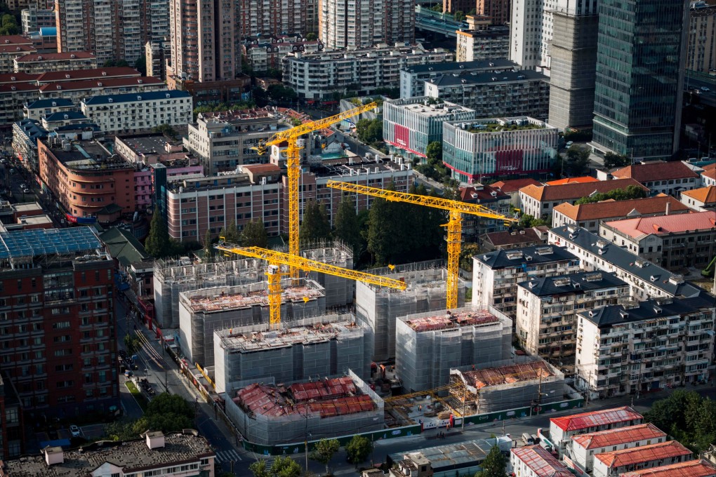 A construction site in Shanghai. The city, along with Shenzhen, is a hub for innovation and economic activity, which boosts its long-term prospects, the conference has heard. Photo: EPA-EFE