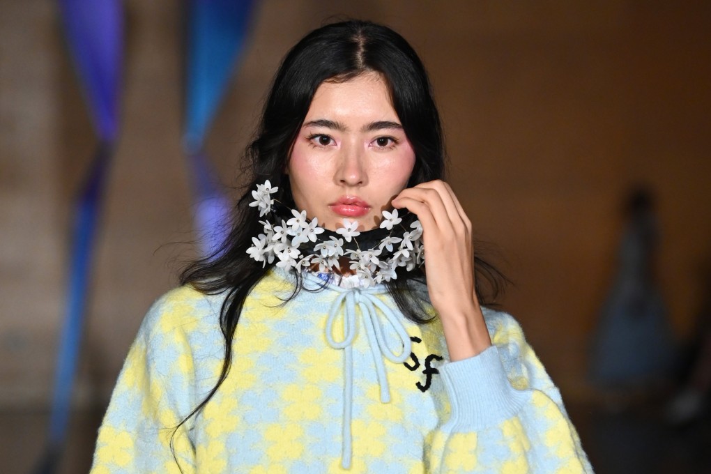 A model walks the runway for Susan Fang during the spring/summer 2024 womenswear shows at London Fashion Week in September 2023. Photo: Getty Images