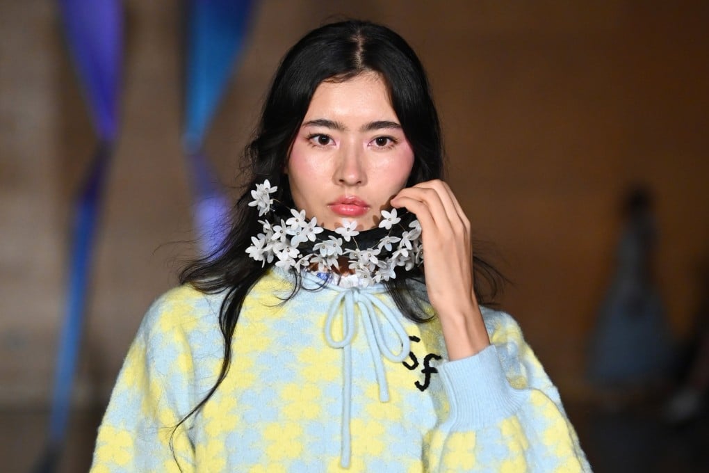 A model walks the runway for Susan Fang during the spring/summer 2024 womenswear shows at London Fashion Week in September 2023. Photo: Getty Images