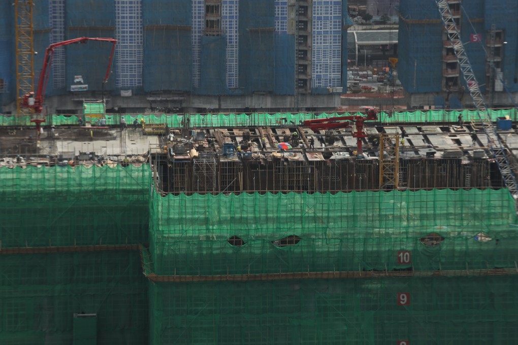 Construction proceeds at a site in the Kai Tak area of Hong Kong on August 30, 2023. Photo: Xiaomei Chen