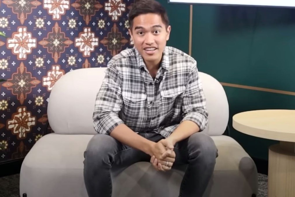 Kaesang Pangarep, son of Indonesian President Joko Widodo: Photo YouTube/@Kaesang