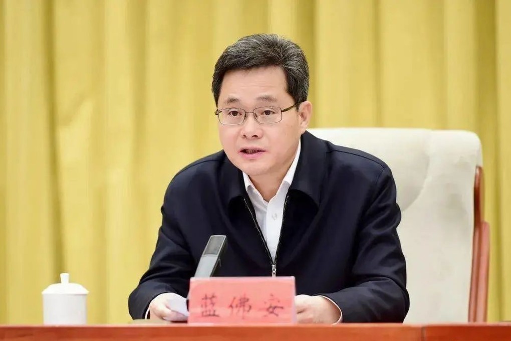 Lan Foan has been appointed party chief of China’s finance ministry as Beijing battles to tamp down local government debt and boost fiscal revenue to drive economic growth back to a sustainable trajectory. Photo: Weibo