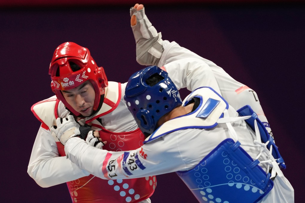 A video on social media shows South Korean athletes egging on their Chinese opponents at the Asian Games – with a shoving match ensuing. Photo: Xinhua