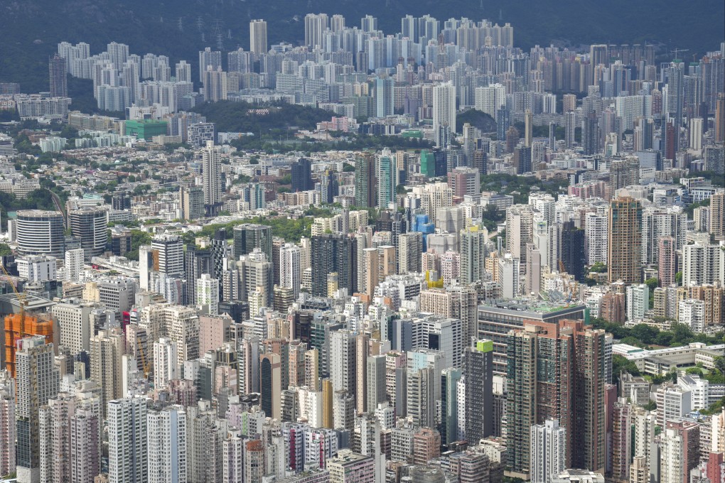 A view of Hong Kong’s Kowloon peninsula from the Sky 100 observation deck in International Commerce Centre on June 29, 2022. Photo: Sam Tsang