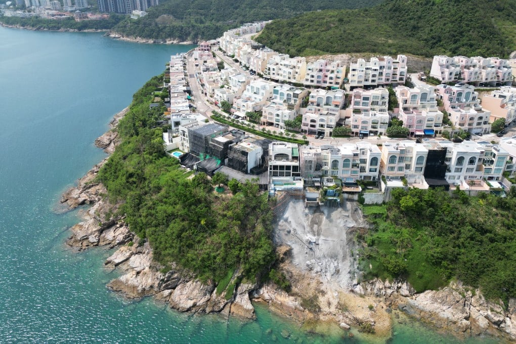 The luxury estate in Tai Tam has come under close scrutiny since a black rainstorm hit the city early in September, triggering a landslide. Photo: Yik Yeung-man