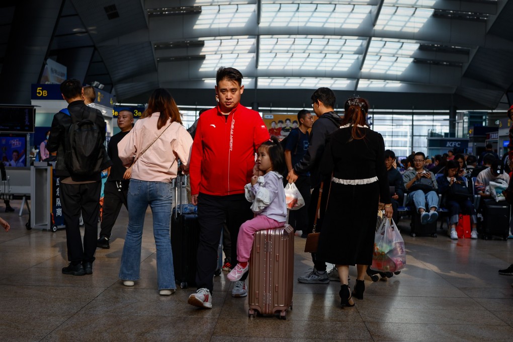Travellers are expected to make nearly 900 million trips in mainland China during this year’s National Day public holiday. Photo: EPA-EFE