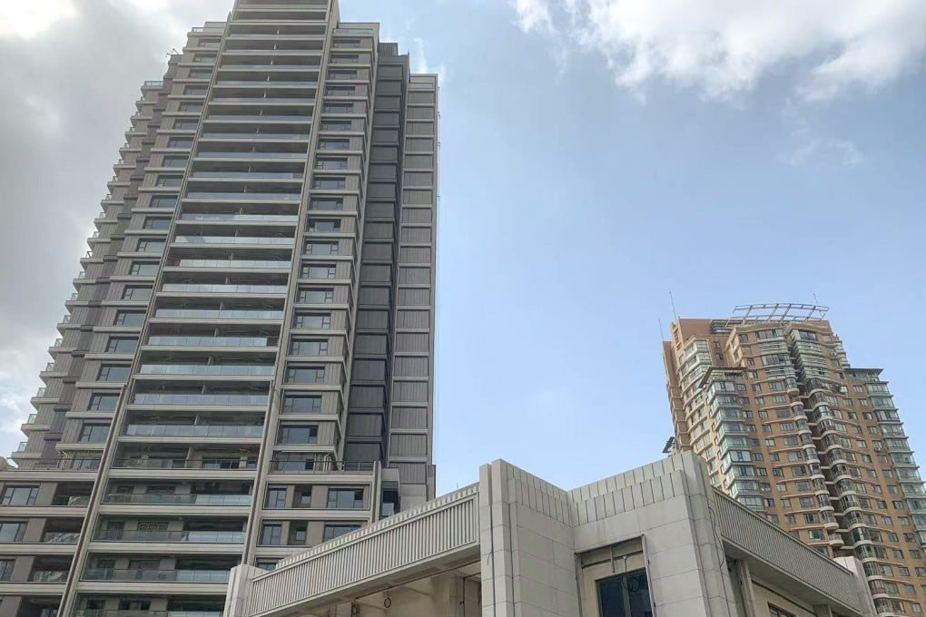 The unfinished The One-Rivera Shanghai residential project in Shanghai, seen on October 1. Photo: SCMP/Daniel Ren