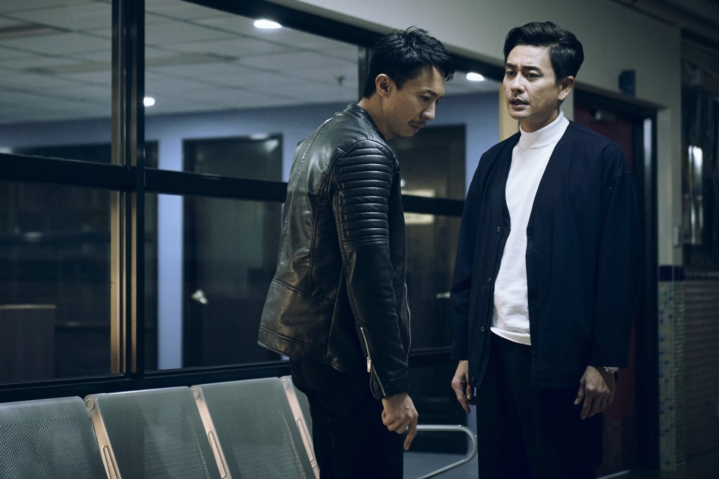 Louis Cheung (left) and Bosco Wong in a still from Hong Kong triad movie “The Brotherhood of Rebel” (category III, Cantonese), directed by Terry Ng and co-starring Carlos Chan.