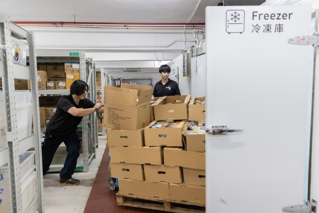 Feeding Hong Kong’s warehouse freezers are loaded up with food supplies. Photo: Handout