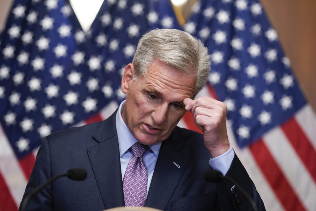 Republican infighting toppled Kevin McCarthy as House speaker. Photo: AP