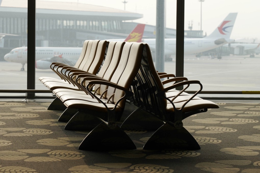 Empty seats at a terminal in Beijing Daxing International Airport in November 2022. Mainland China is seeing a much slower return of tourists post-pandemic than some predicted. Photo: Getty Images