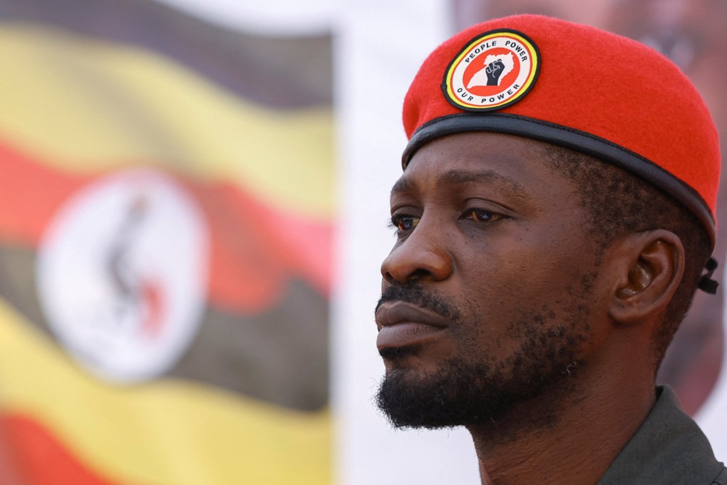 Ugandan opposition leader and singer Bobi Wine was arrested at the Entebbe International aiport. Photo: Reuters
